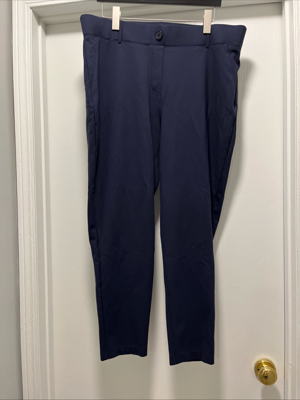 Betabrand Pants Women 2X Navy Blue Classic Dress Pant Yoga Pant W1554-NV
